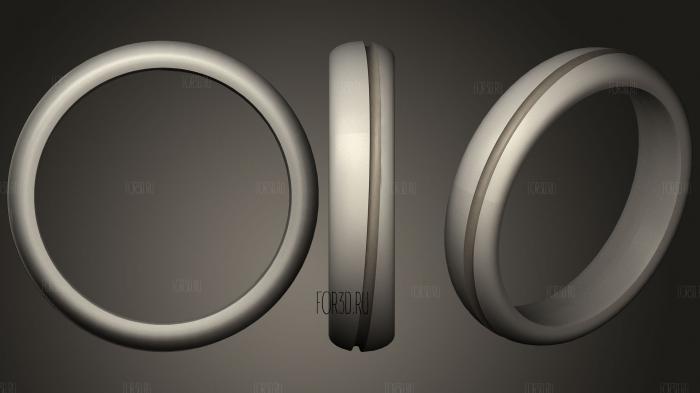 Wedding Rings stl model for CNC